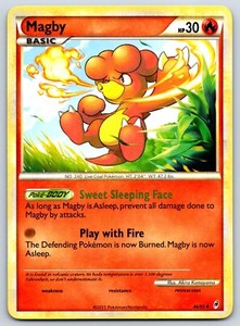 Magby - Call of Legends 46/95 HGSS Pokemon Card NM