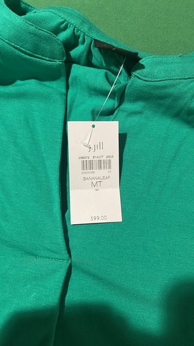 NWT J. Jill Women’s Short Sleeve, Crew,V-Neck, Knee Length Dress Size Medium - Picture 10 of 11
