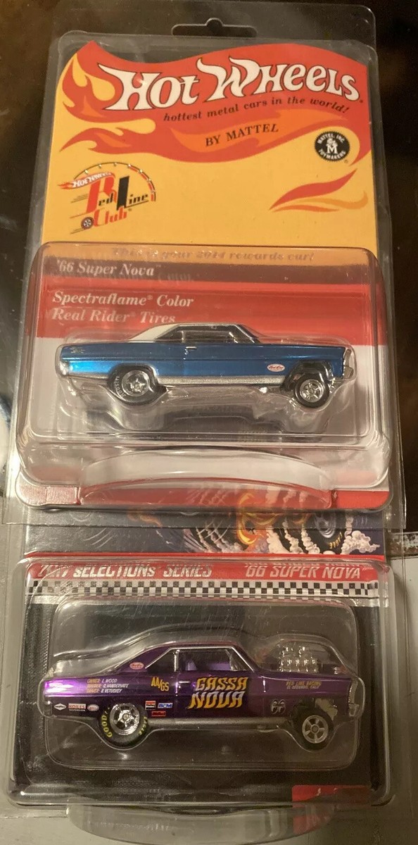 2014&2017 HOT WHEELS RLC SELECTIONS SERIES '66 SUPER NOVA & 'GASSA