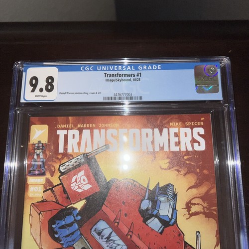 Transformers #1 CGC 9.8 Graded Cover A First Printing Image Comics 2023 - Bild 2 von 4