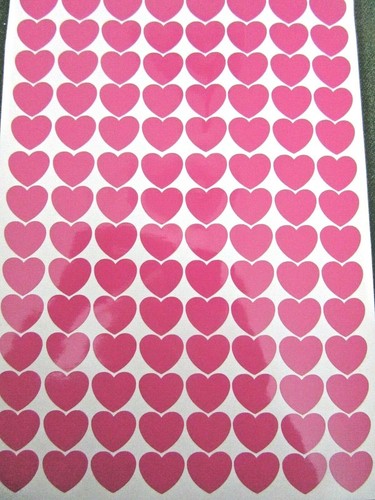 HEARTS, SELF ADHESIVE VINYL, STICKY BACK, 11 COLOURS AVAILABLE 20mm - Picture 9 of 22