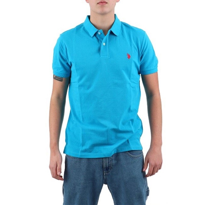 Polo Uomo, Американское поло, Ассн. King 67355 с логотипом Azzurra con PE24