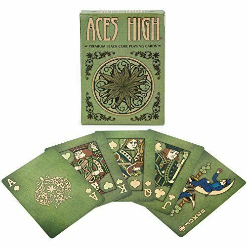 Carte da gioco Aces High Deck Premium Green - Foto 1 di 3
