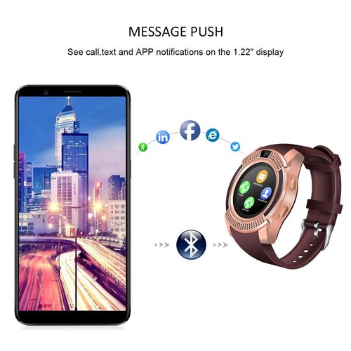 Women Men SmartWatch Smart Bluetooth Bracelet Fitness Wristband for Android - Picture 7 of 9