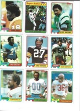 1981 Topps Football - complete your set 251-500