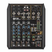 RCF F 6X 6-Channel Analog Mixing Console with Multi-FX