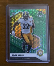 2021 Mosaic NAJEE HARRIS #313 GREEN MOSAIC PRIZM SP Rookie RC Steelers