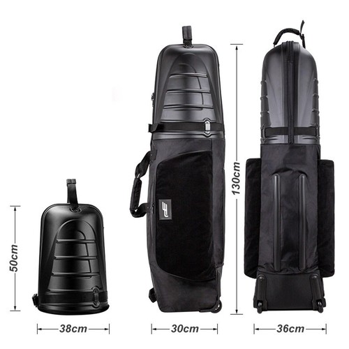 Golf Travel Bag with Wheels and Hard Case Top Protect Your Clubs - Picture 5 of 10