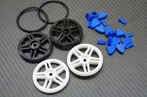 Rueda de carreras de arrastre frontal delgada AJC Mods Skineez 2,2" para Traxxas Bandit Dragster - Imagen 11 de 22