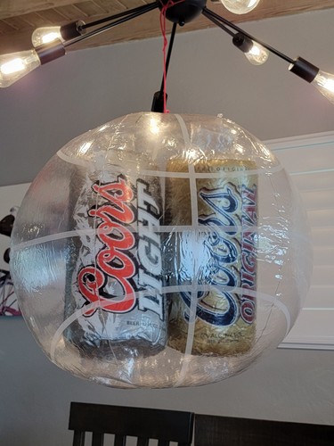 Vintage Coors, Coors Light Blow Up cesto gonfiabile/negozio da spiaggia display - Foto 5 di 14