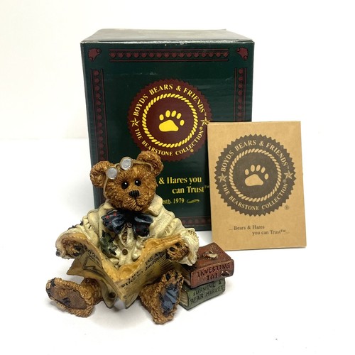 Boyds Bears "Dean Newbearger III ...Bears and Bulls"   Excellent Condition - Picture 1 of 5