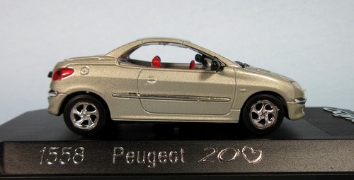 SOLIDO 1998 Peugeot 20 Coeur (Silver) 1/43 Scale Diecast Model NEW, RARE! - Picture 4 of 4