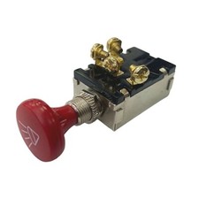 12V 30A 3 Position Red Off On On Push Pull Headlight Switch Classic Car Marine
