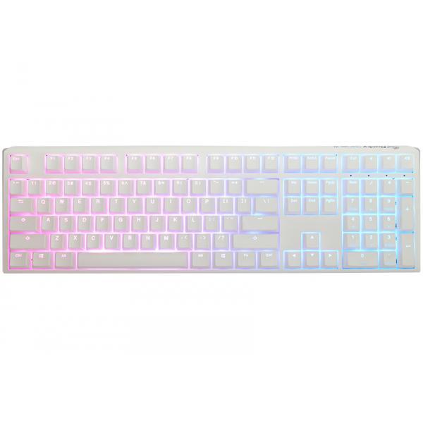 Ducky One 3 RGB tastiera USB QWERTY Inglese US Bianco