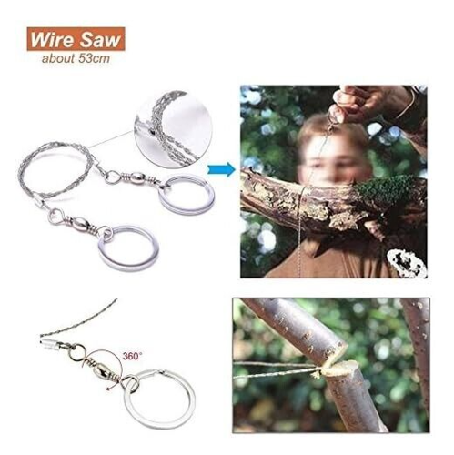 Survival Kit Emergency Tactical Defense Equipment Outdoor Camping Tools 11 in 1 - Picture 9 of 12