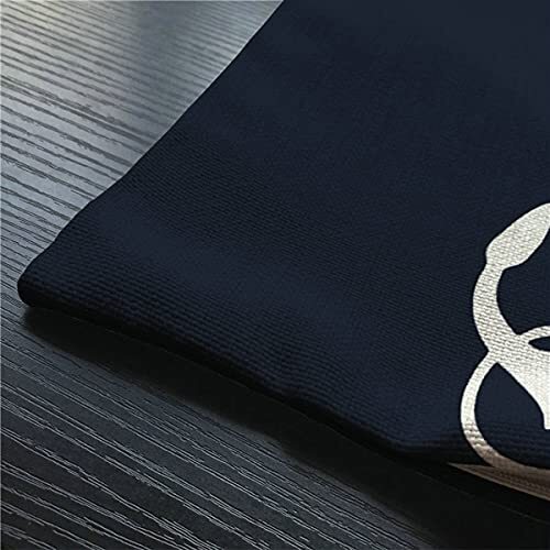 Oblong Throw Pillow Case Navy Blue White Nautical Sailing Decor Anchor Md028 - Picture 3 of 5