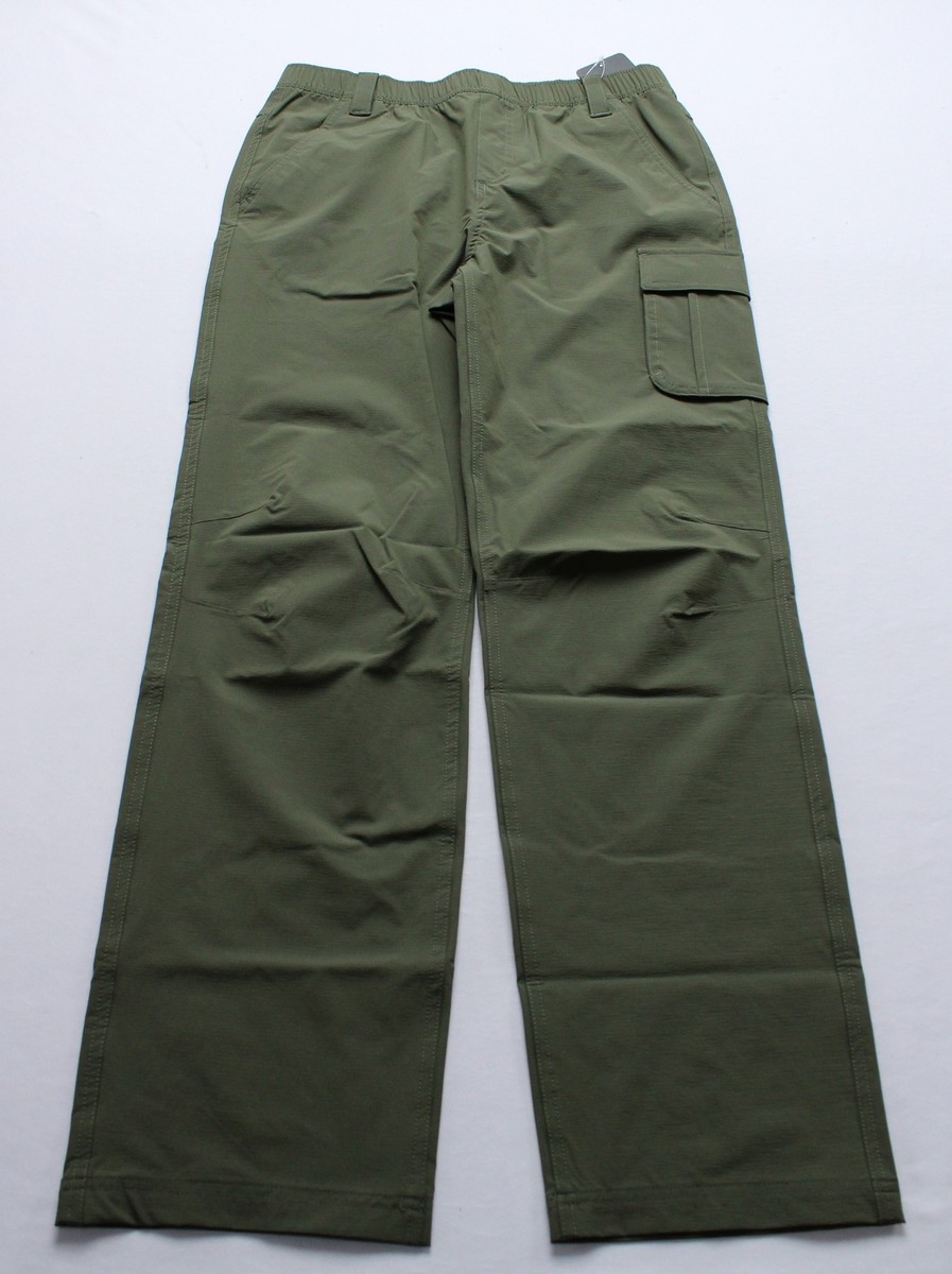 CQR Boy's Quick Dry Elastic Hiking Cargo Pants MP9 Shenandoah Army