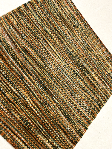 2X2 ft Multicolored Modern Dhurrie Hand-Woven Area Carpets Any Room Area Rugs - Picture 74 of 127