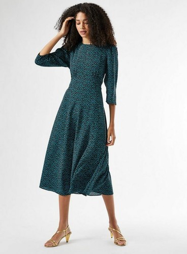Sleeves Midi Dress 