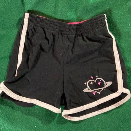 Wonder Nation Girls Black Shorts Size 6/6X Elastic Waist Casual Play Bottoms - Picture 1 of 3