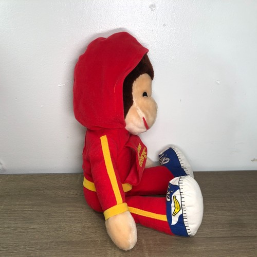 Curious George Plush Knickerbocker Teddy Bear Vintage Stuffed Animal Rare 18" - Picture 10 of 17