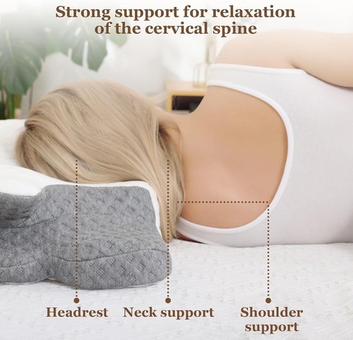 Ergonomic Relief Pillow – Memory Foam Cervical Neck Support for Pain Relief - Picture 5 of 9