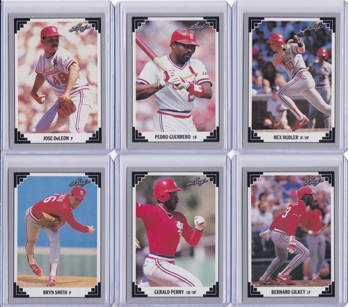St. Louis Cardinals 1991 Leaf Baseball Team Set 20 Cards - Picture 4 of 11