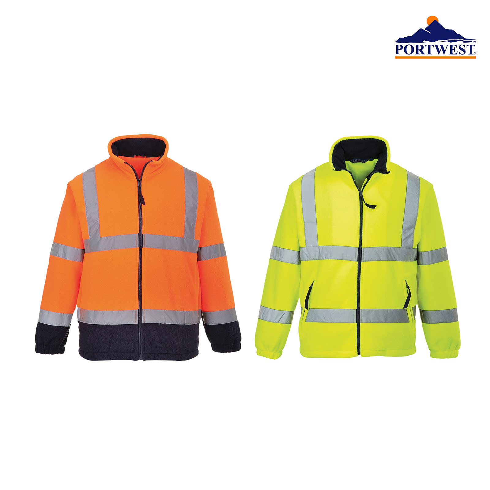 Portwest Hi-Vis Mesh Lined Fleece F300 F301 Portwest Hi-Vis Mesh Lined Fleece F300 F301