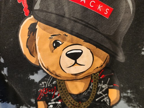 Camiseta 3XL Alta Bailey OG Hustle Oso Manga Corta Camisa Hip Hop Gang Savage - Imagen 8 de 21