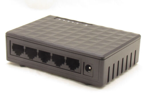 RJ45 Mini 10/100Mbps 5 Ports Fast Ethernet Network Switch For Desktop PC Router - Picture 9 of 9