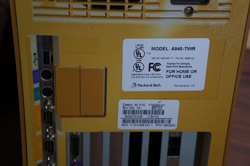 Packard Bell Multimedia M415 Desktop Computer Intel Pentium 166MHz 64MB 3.2 HDD - Bild 6 von 24