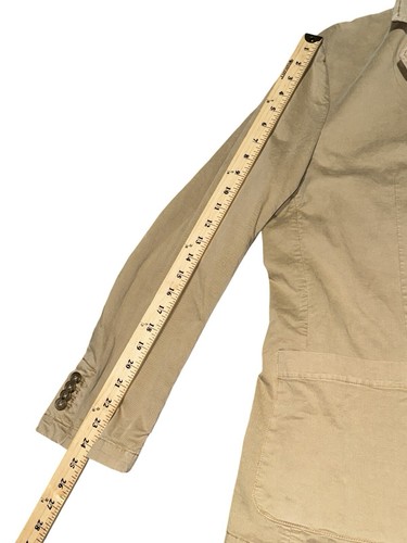 Banana Republic Tailored Slim Fit Sport Coat Mens 46R Tan Blazer Jacket NEW - Picture 5 of 12