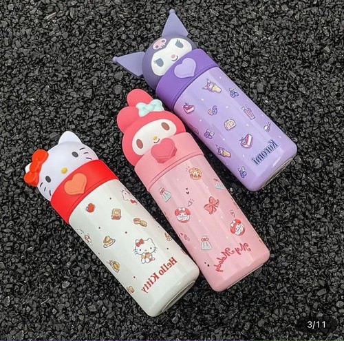 Kawaii Sanrio Warm Food Thermos Water Bottle Tea Coffee My Melody 12oz - Picture 7 of 8