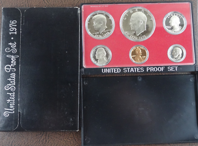 1976S U.S. Proof Set 硬貨セット 1976-S US Mint Proof Set 6 Coin Set OGP Original Government