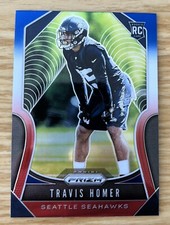 2019 Panini Red White & Blue Prizm Travis Homer Rookie Card #340