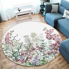 3D Blooming Garden Leaves NAO7974 Game Rug Mat Elegant Photo Carpet Mat Fay