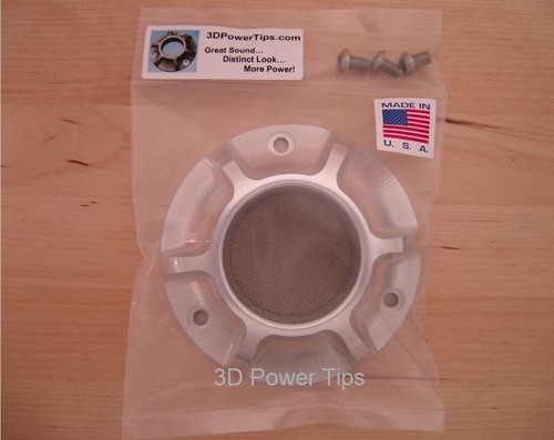 3D POWER TIP EXHAUST HONDA CRF150 CRF230 CRF 150 F 230 w/ SPARK ARRESTOR SCREEN - Picture 5 of 10