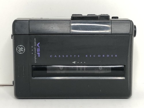 Vintage GE VSP Portable Cassette Recorder Player 3-5363A FOR PARTS - 第 1/5 張圖片