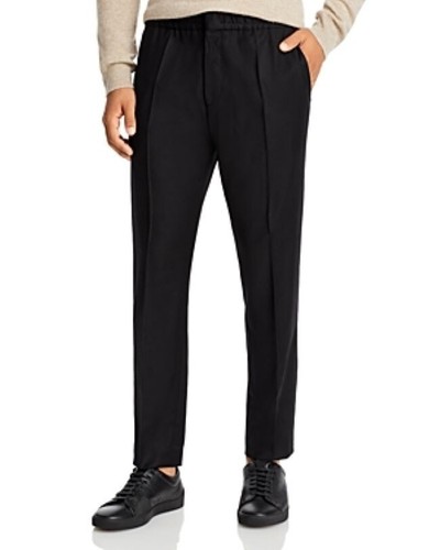 Pantaloni da jogging Hugo Boss da uomo Howard su misura in lana con coulisse $198 - 32R - neri - Foto 3 di 5