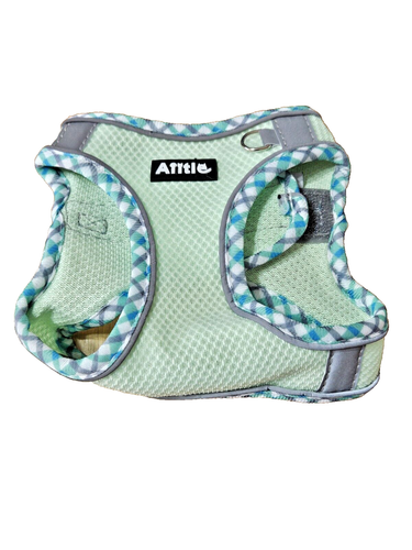 Aiitle Small Dog Teal Mesh Harness w/Leash Size S - Picture 5 of 6
