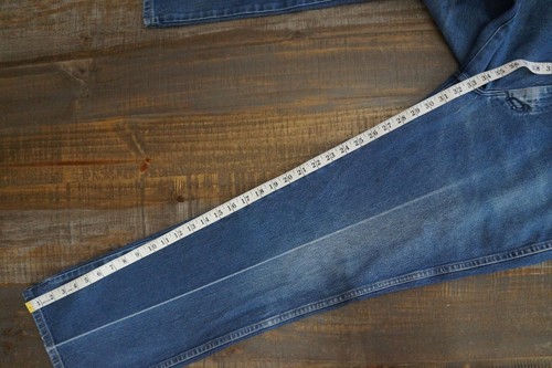 Jeans vintage Wrangler desgastados hechos en Estados Unidos 935NAV ~ 36 x ~ 33 (VER FOTOS 4 MEDIDAS.) - Imagen 11 de 14
