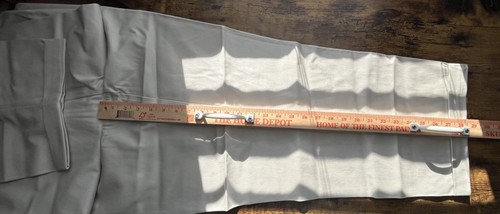 Vintage Eddie Bauer khakifarbene Herrenhose 48 "x29" Bündchen neu mit Etikett - Bild 7 von 12