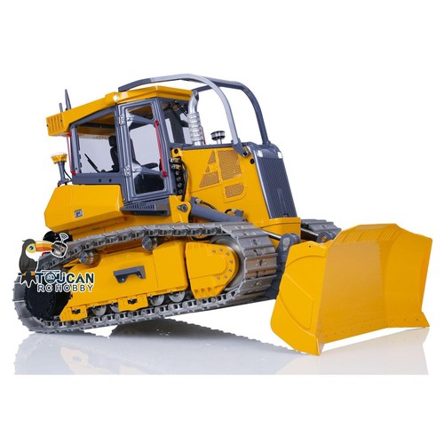LESU 1:14 Aoue-850K RC Hydraulic Bulldozer Dozer Assembled Truck W/ Light Sound - Picture 9 of 24