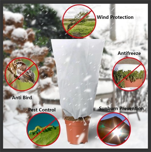 2 Packungen 120*180cm Pflanzenschutzvliesabdeckung Gartenbau Erwärmungsvlies - Bild 5 von 6