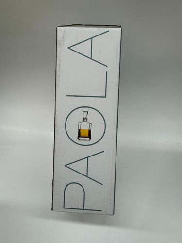 Godinger Paola Crystal Clear Decanter 25oz. Capacity New in Box - Picture 2 of 4