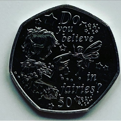 Monedas raras de 50p Olímpico Beatrix Potter Kew Isla de Man WWF Muñeco de nieve de cincuenta peniques - Imagen 223 de 250