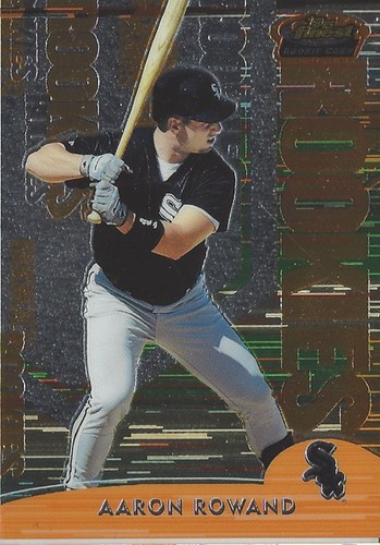 2000 Topps Finest Rookie Card Aaron Rowand White Sox #108 1430/2000