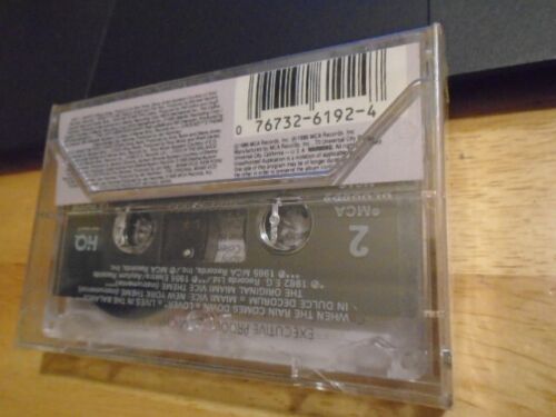 SEALED RARE OOP Miami Vice II CASSETTE TAPE tv Phil Collins DAMNED Roxy Music DD - Picture 2 of 2
