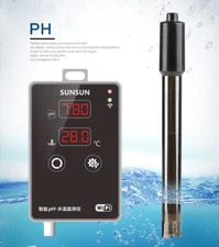 Aquarium PH Test Pen Tester WIFI Measurement PH Value Meter Thermometer APH-300