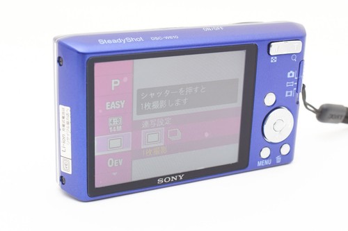 Sony Cyber-shot DSC-W610 blau Kamera mit Akku Ladegerät nur Japanisch 2378389 - Bild 7 von 12